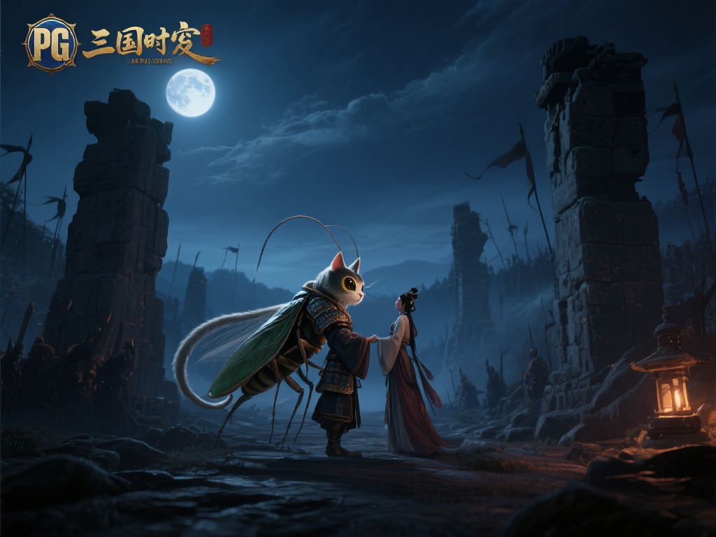在靜謐的夜晚，當月光灑落古戰場的殘垣斷壁，一場跨越